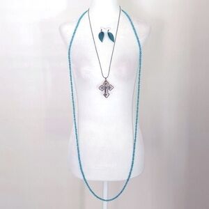 3 piece turquoise jewelry bundle